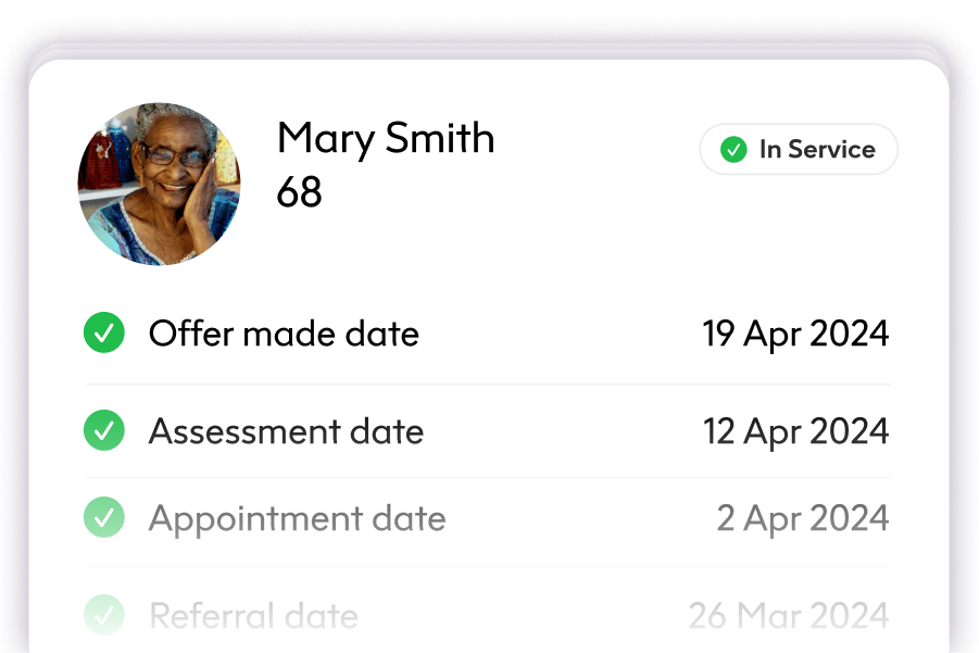 Client Managment Card