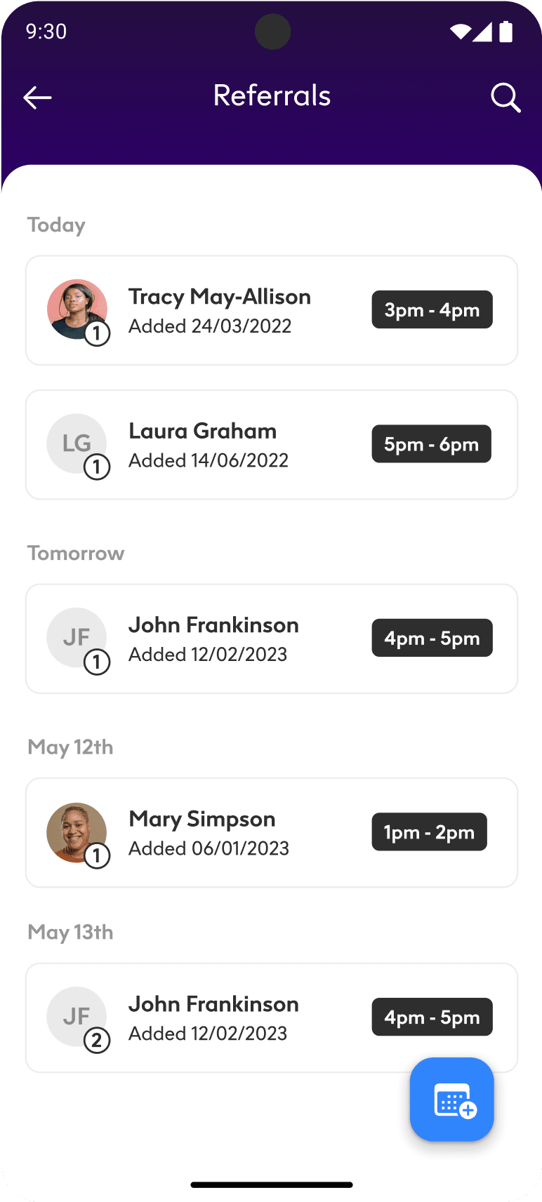 Gen referrals module android