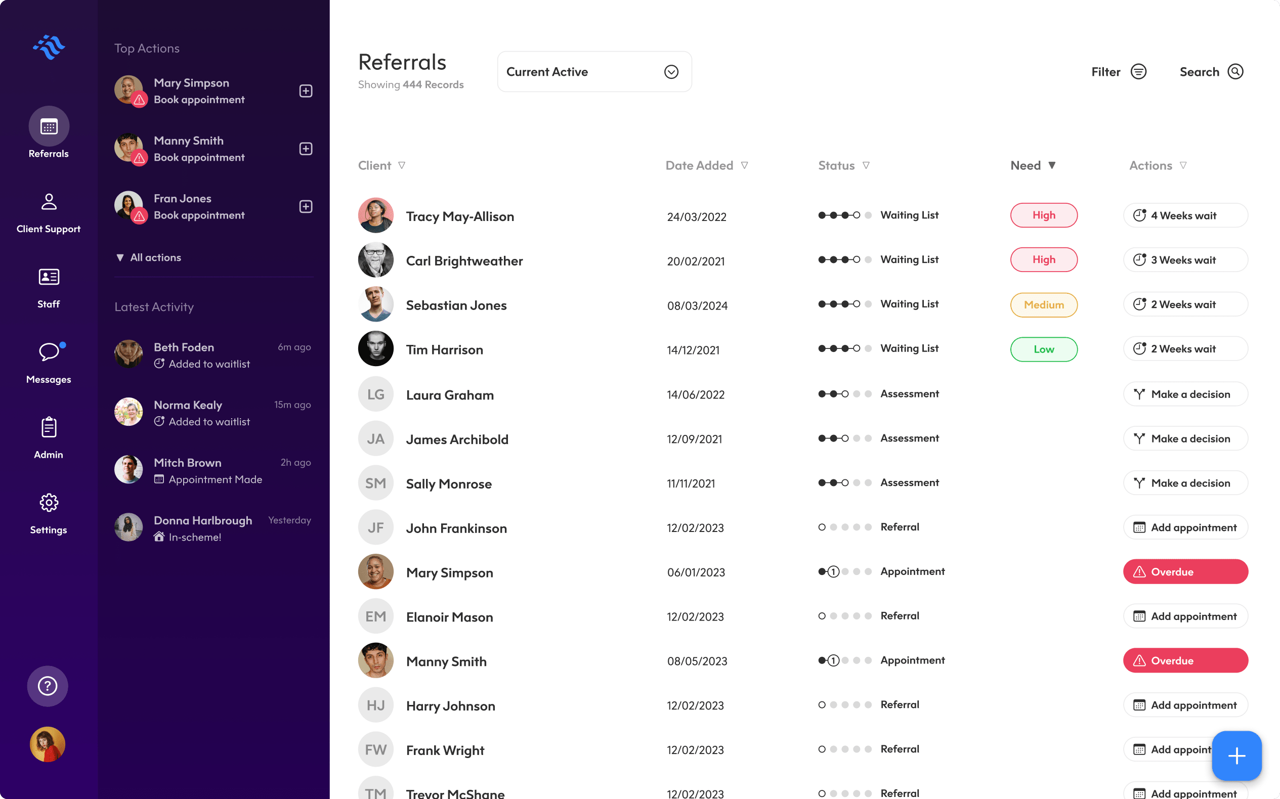 Gen referrals module